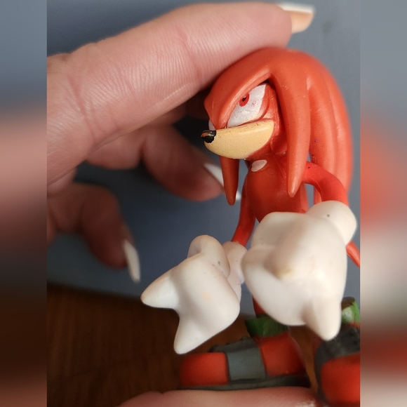 Retro Vintage Collectible Action Figure Nendroid Knuckles Sonic the Hedgehog - Picture 11 of 11